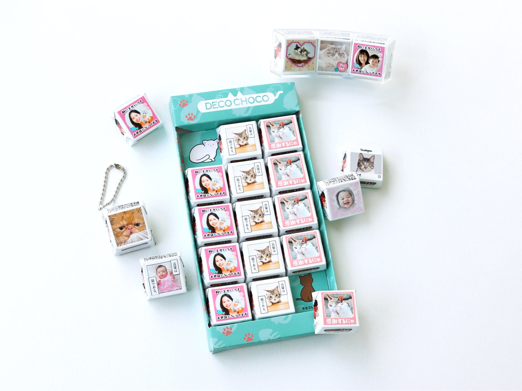 猫の日（2月22日）に向けて「DECOチョコ猫フェス」を開催。猫好きの方へのバレンタインに！うちの猫写真でチョコが作れる！