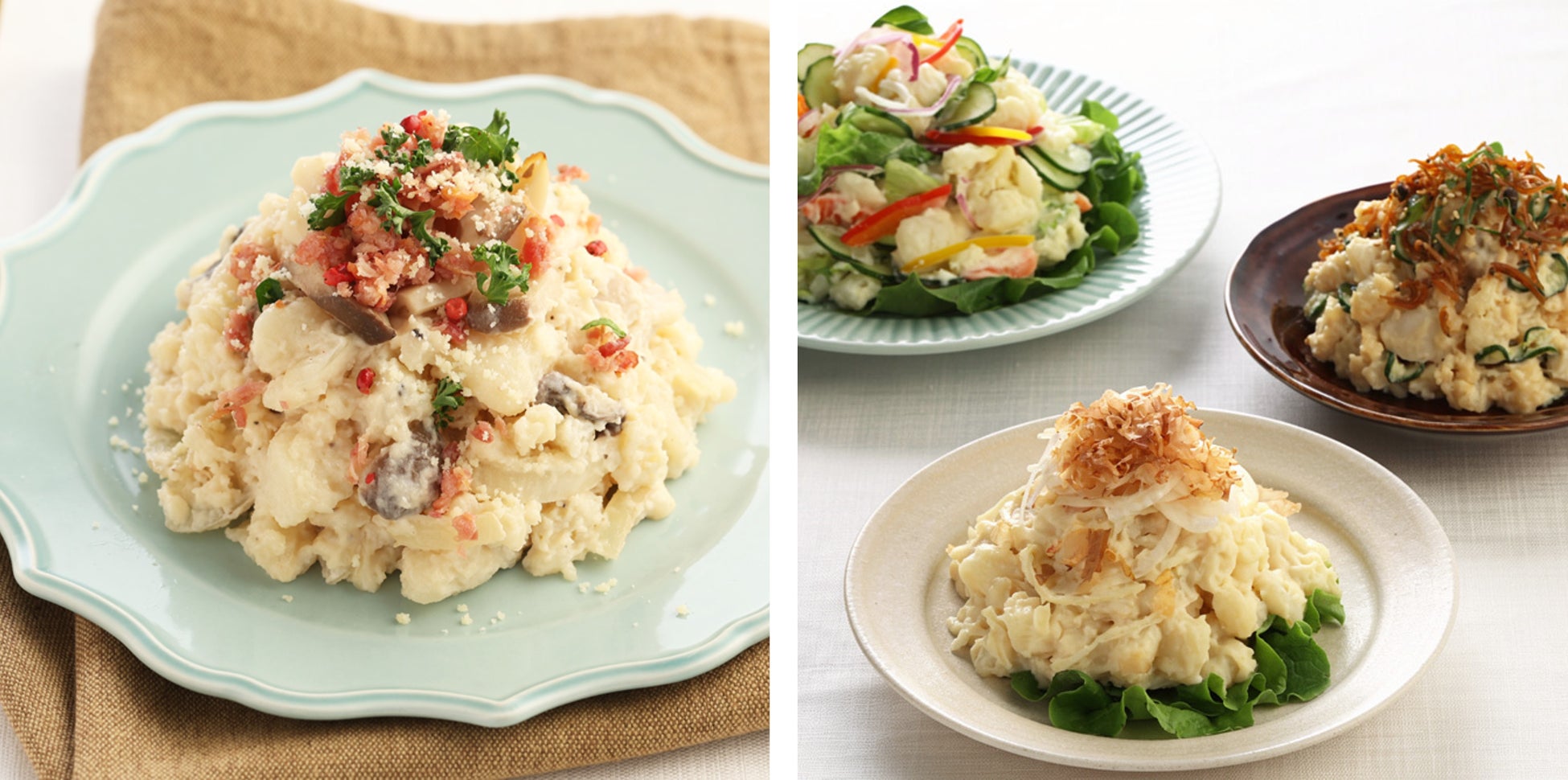 【サラダショップ｜Salad Cafe】ポテトサラダのラインナップを強化～信州産エリンギを使ったトリュフ風味の新商品が登場！人気の3商品もさらに美味しくリニューアル～