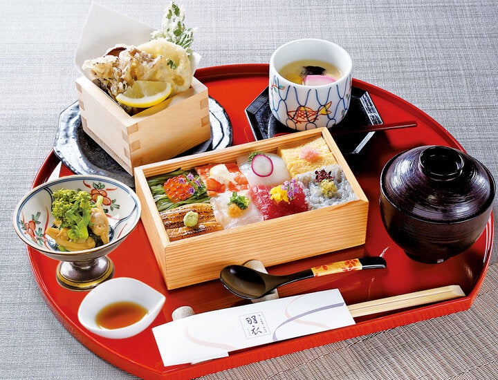 【明治記念館】“春らしい彩り豊かなメニューをお愉しみください！”　令和8年2月27日（金）迄・数量限定で館内レストラン 鮨・天麩羅・鉄板焼「羽衣」による春の味覚を堪能できるランチをご紹介します