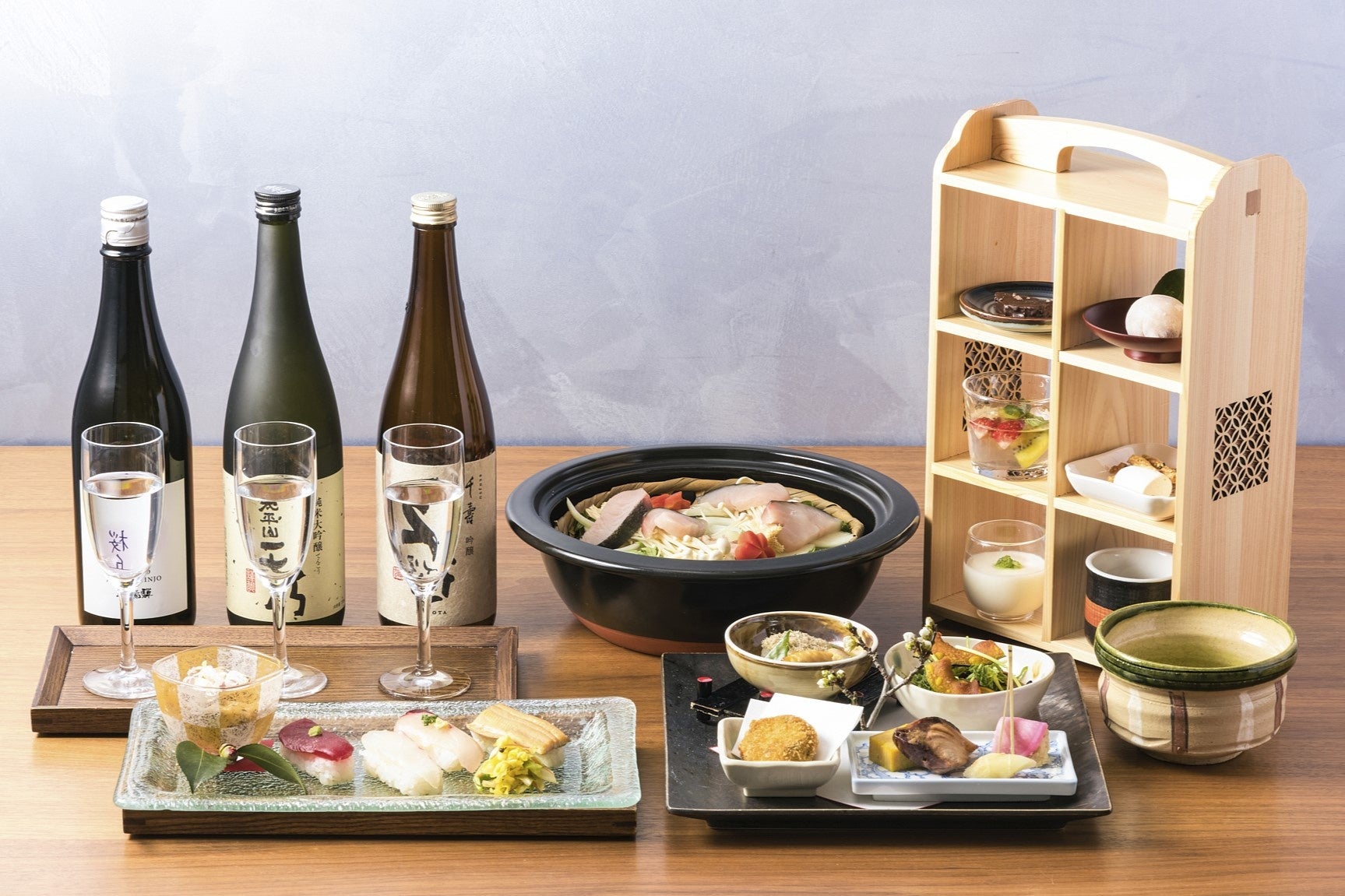 セルリアンタワー東急ホテルが贈る“食事として楽しめる”和のアフタヌーンティー　新たに日本酒飲み比べ・アルコールフリーフロープランが2月1日よりスタート