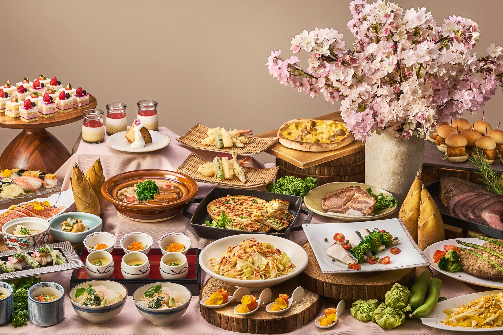 【ウェスティン都ホテル京都】桜咲く季節の美食を堪能 旬の食材と京の風情が彩る「京都の春うらら」ブッフェ ３月・４月限定開催
