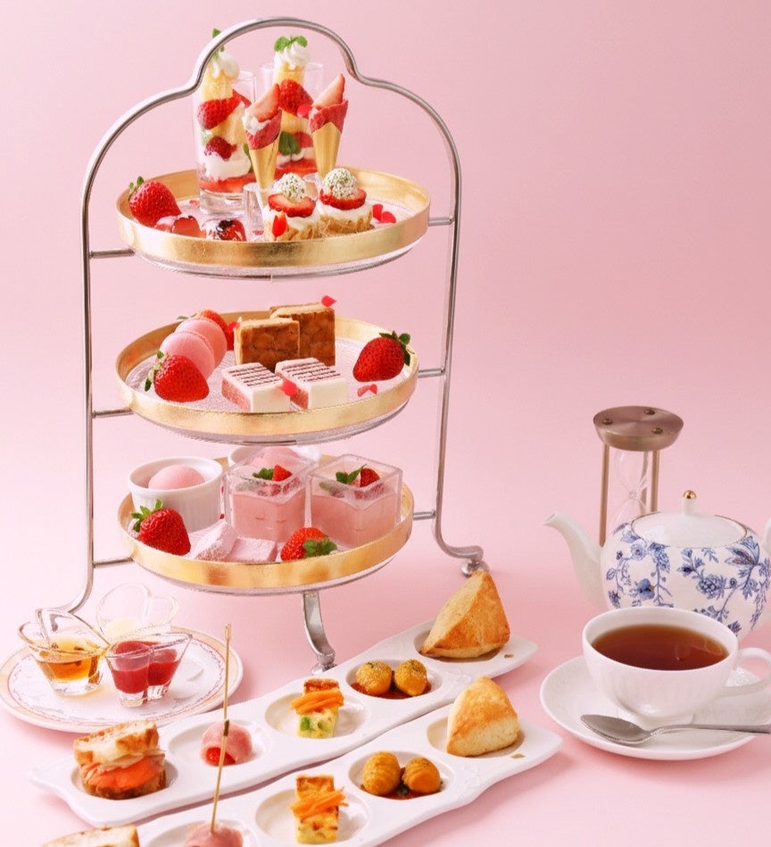 オーシャンビュー絶景カフェに【ストロベリーアフタヌーンティー】登場！ 大人のご褒美☆いちごが主役の優雅なひととき♪