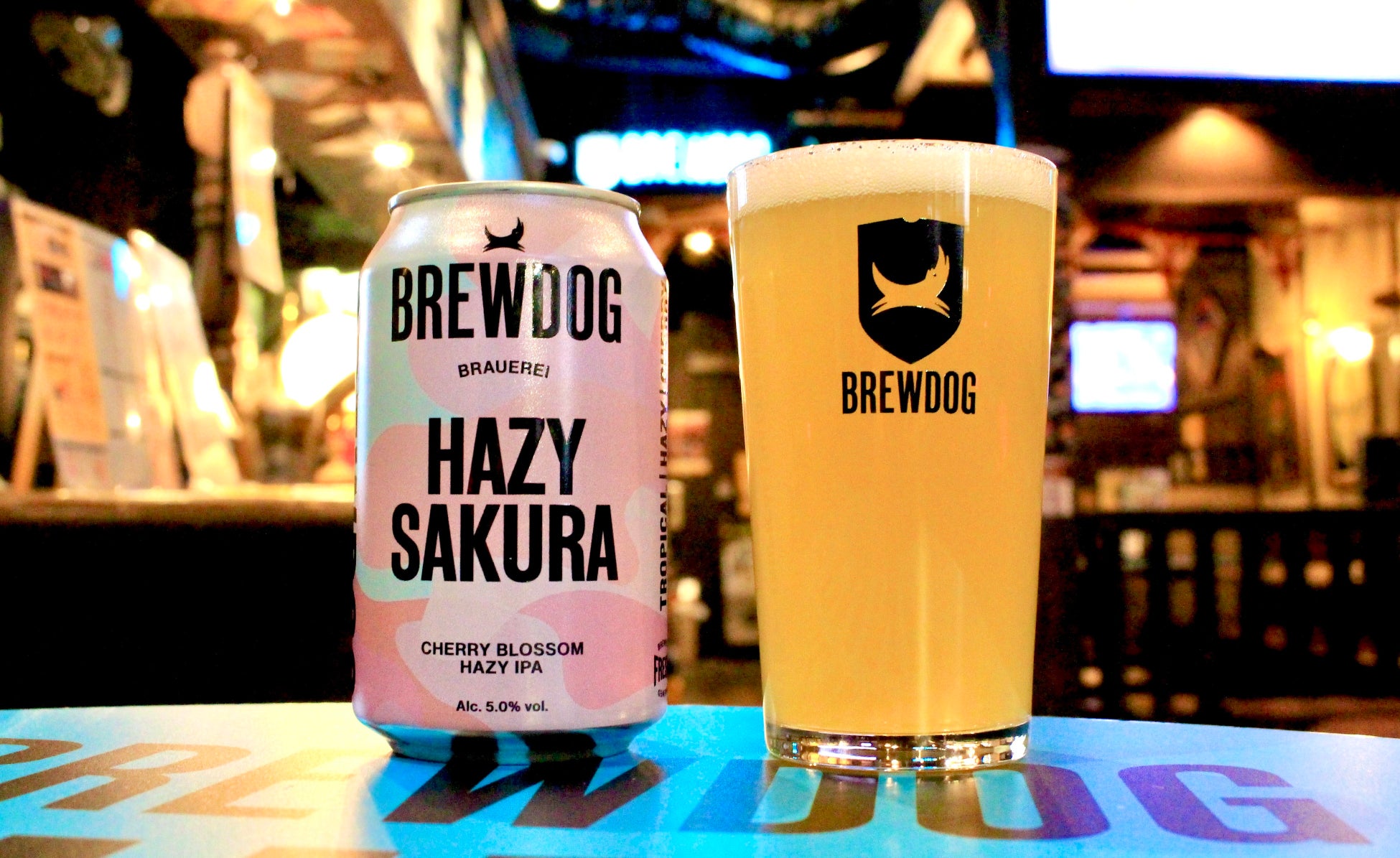 英国№1クラフトビールブランドBREWDOGから、ひと足先に春を連れてくる限定ビール「HAZY SAKURA」 が新登場！