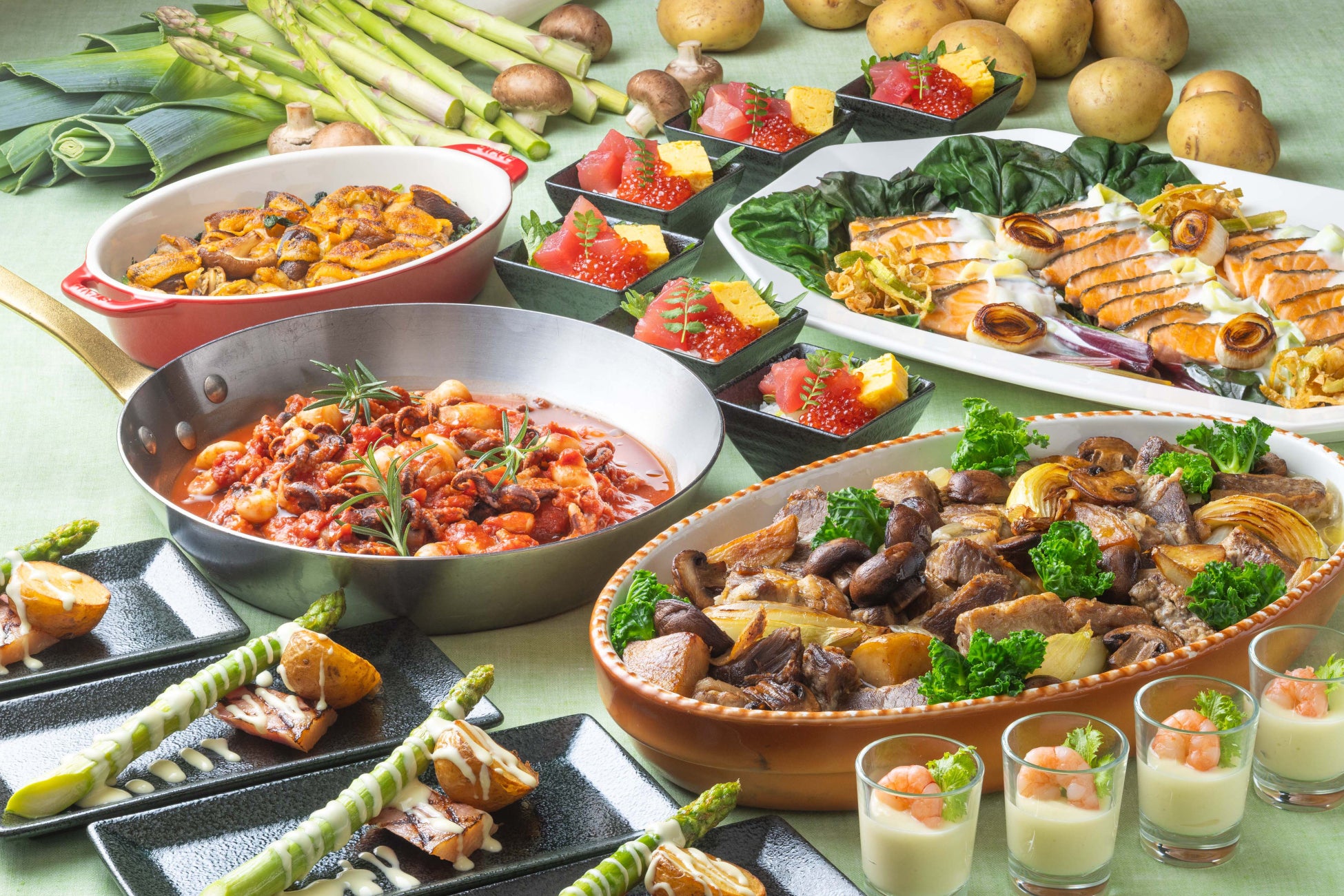 毎年大人気の北海道の食材を取り入れたディナーブッフェ「こだわり食材～北海道～」を横浜ベイホテル東急にて3月27日より開催！