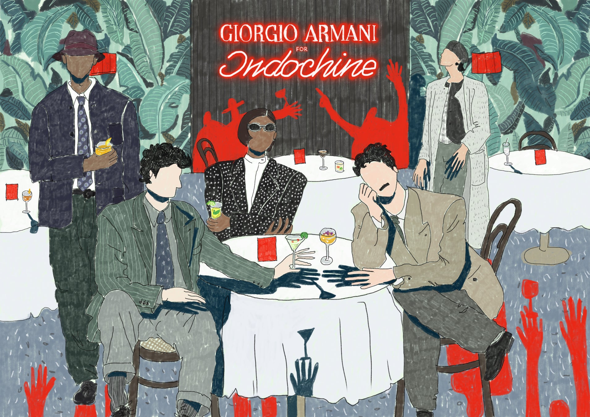 【ジョルジオ アルマーニ】エンポリオ アルマーニ リストランテ（ミラノ）にて、ニューヨークの名店 “Indochine（インドシン）” 初のポップアップを開催