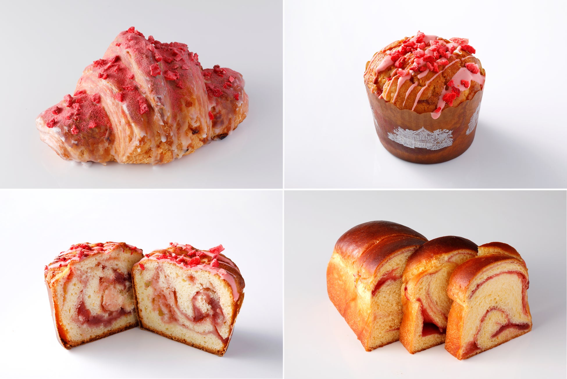 “いちごの王様”あまおう尽くしの“春を呼ぶ”パンが登場！