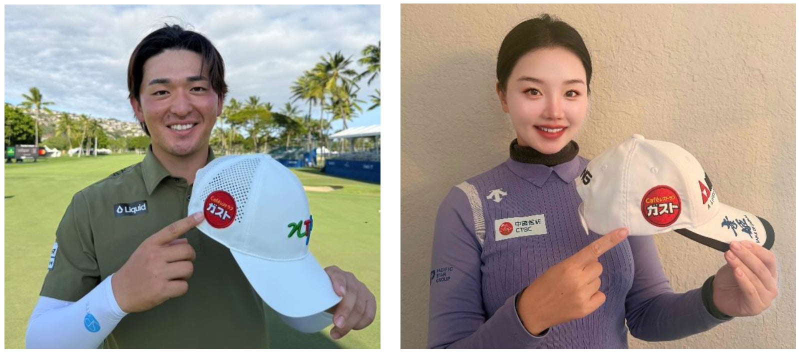 プロゴルファー金子駆大選手・セキ ユウティン選手とのスポンサー契約を締結