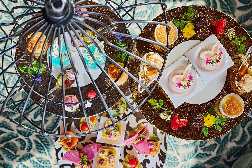 【ホテル日航アリビラ】花園をテーマにしたアフタヌーンティーを3月1日より販売