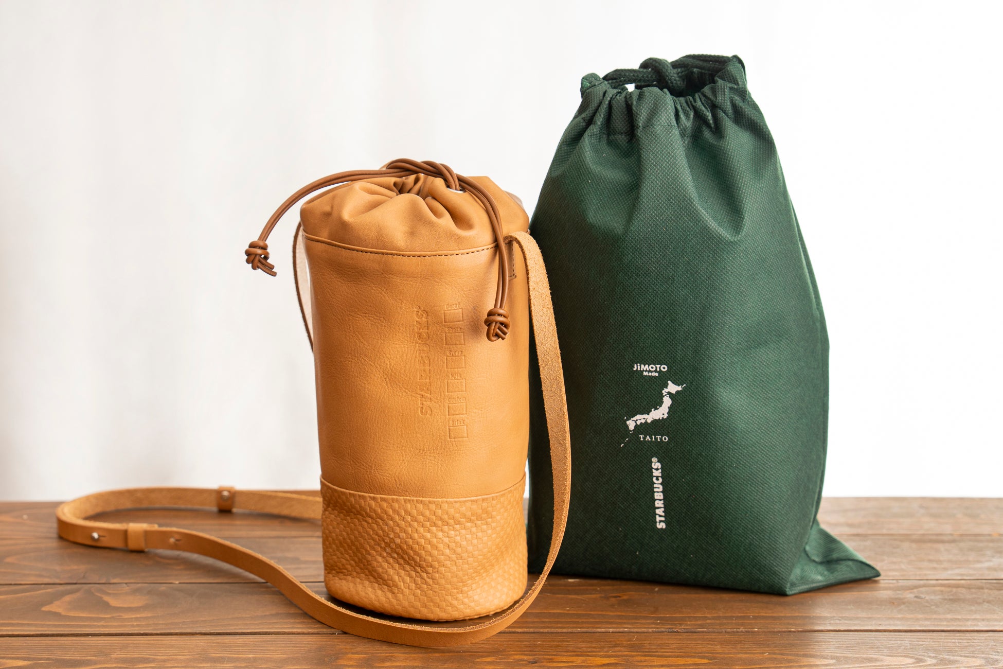 スターバックス　台東の職人の情熱を込めた『JIMOTO Made レザーボトルショルダーバッグ台東』を東京・台東区10店舗にて2月11日（水）から発売