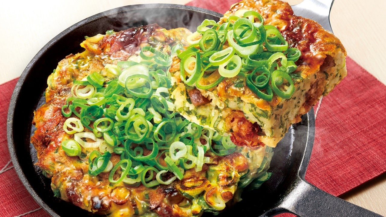 万博で注目された大阪グルメ！夏に食べたい柑橘醤油をつけて食べる『野菜1つでかんたん ねぎ焼』新発売