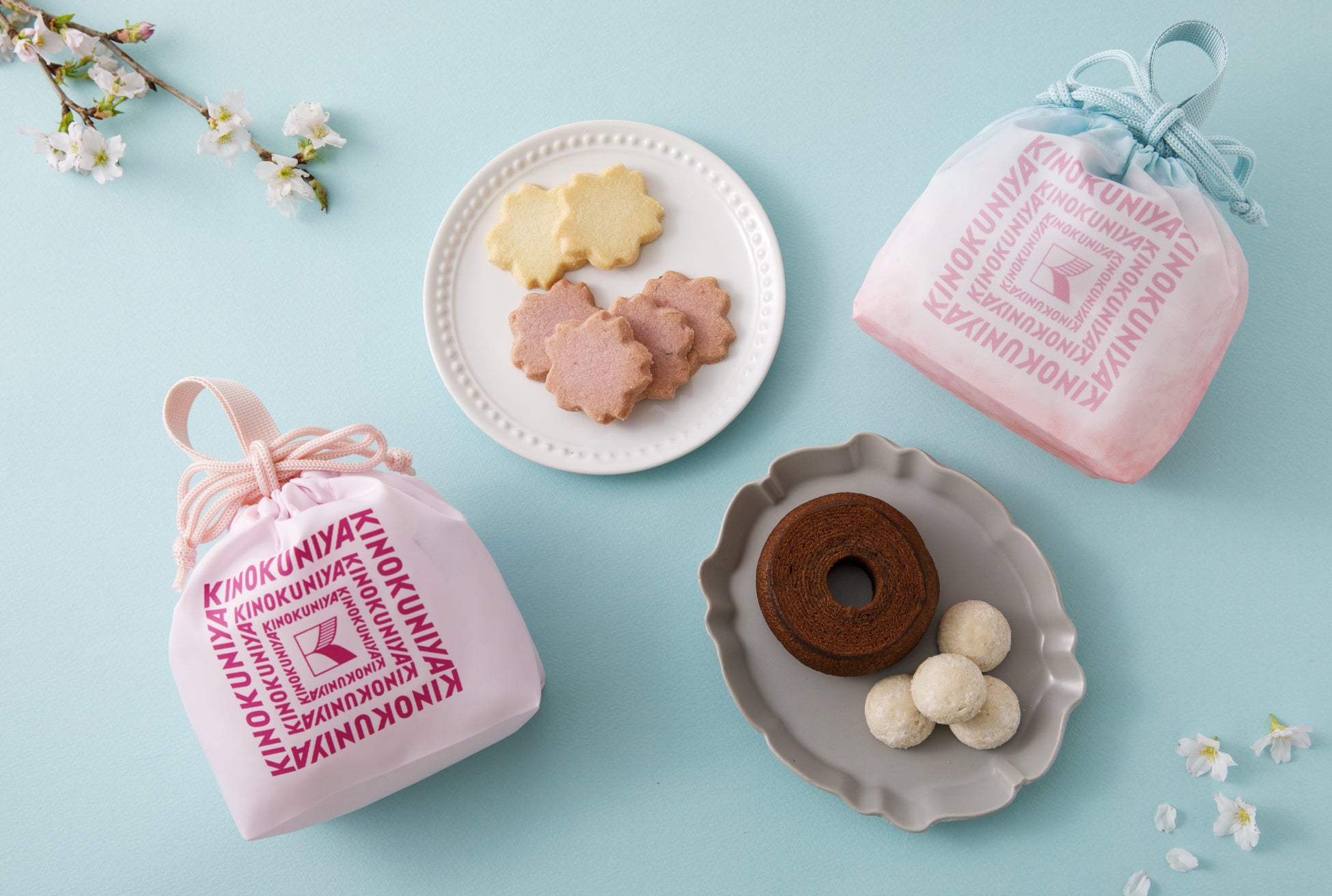 【紀ノ国屋】季節限定　春の訪れを告げる「さくらスイーツバッグ」。淡い春色のバッグが登場！