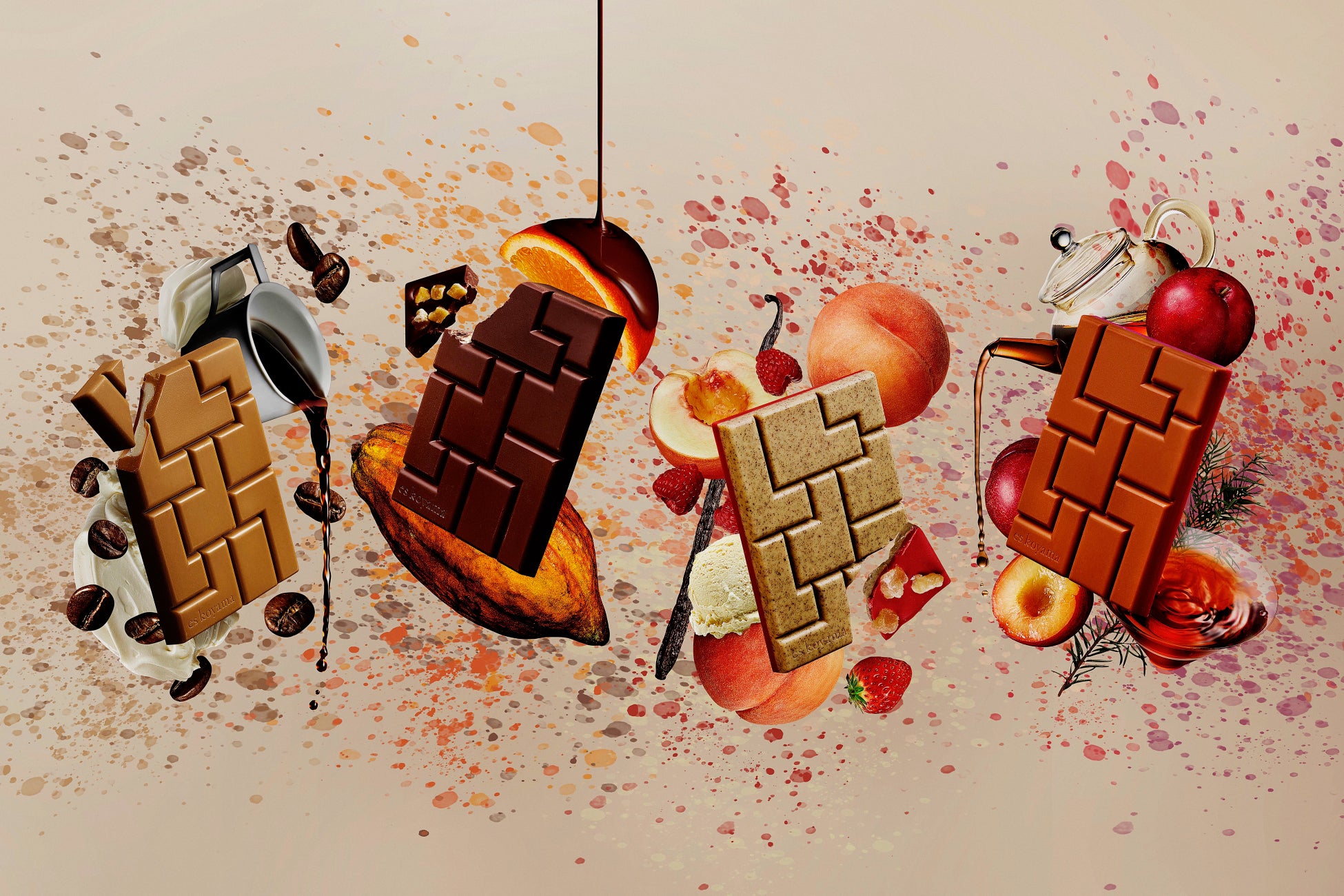 【エスコヤマ】パティシエの発想から生まれた”まるでドルチェ”な一枚など。新作タブレットチョコレート4種をご紹介