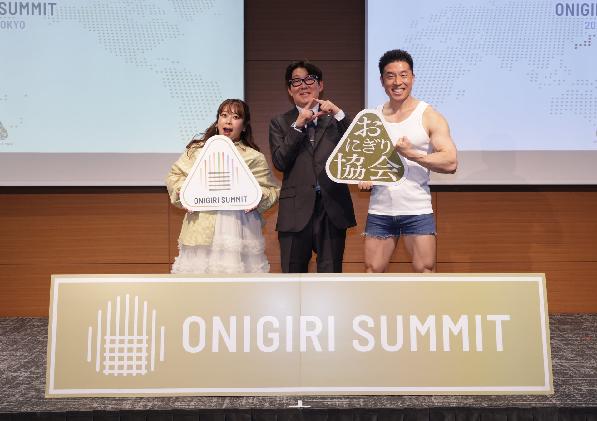 なかやまきんに君、いくらをおにぎりに「ヤー！！」・14自治体とコラボおにぎりを発表したおにぎりサミット®2026開催