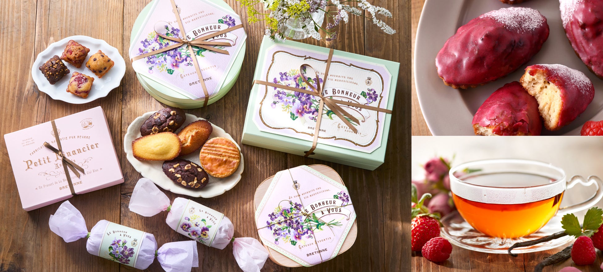 焼き菓子専門店〈ビスキュイテリエ ブルトンヌ〉のホワイトデー&春春限定の華やかな焼き菓子ギフトや焼き立て商品などが勢揃い！