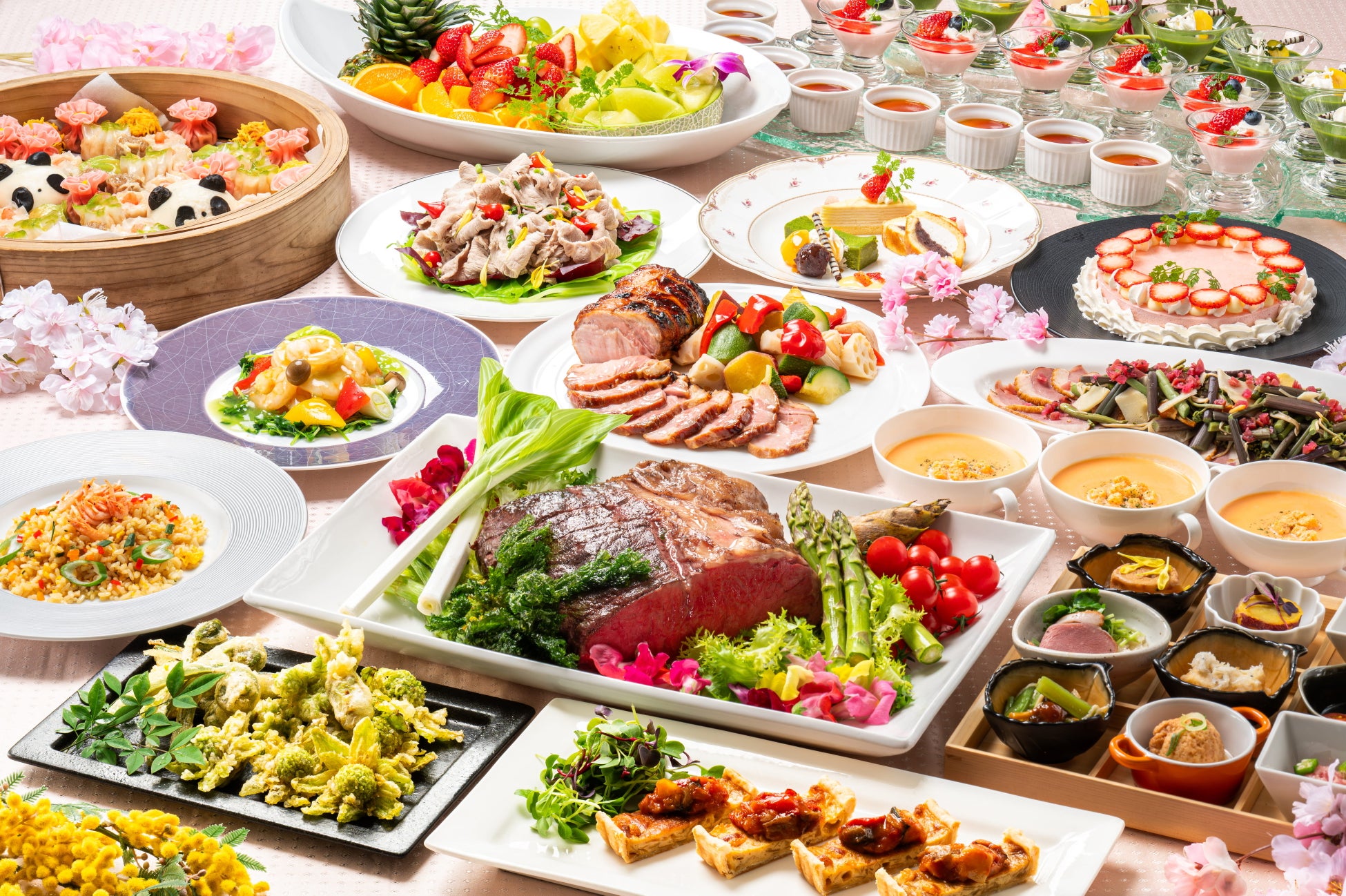 【ホテルエミシア東京立川】旬を味わう春のひととき　「スカイレストラン ハレアス」季節限定メニューを提供