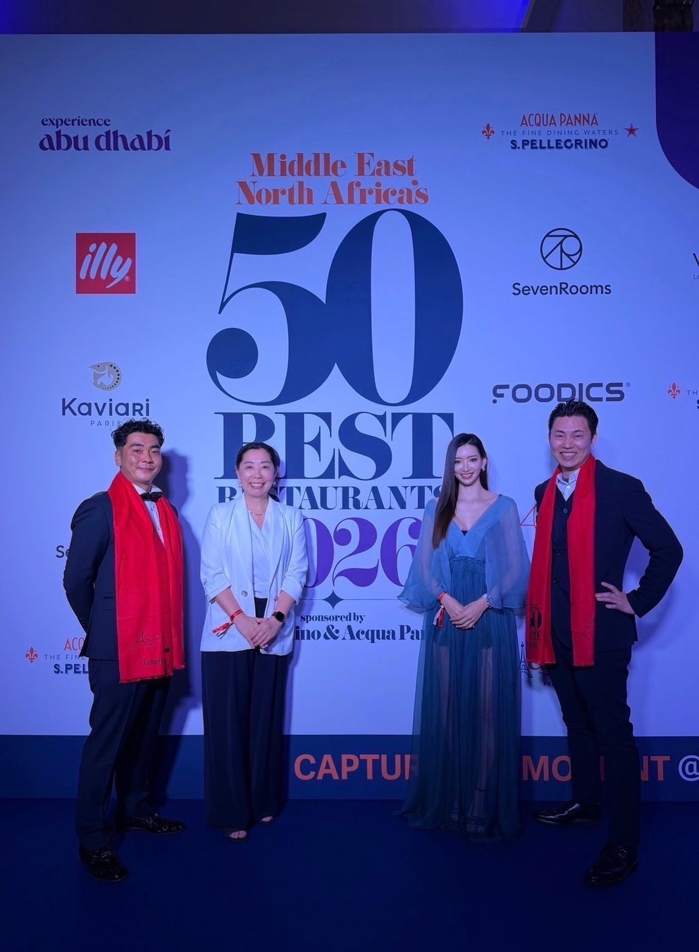 ドバイの日本料理店【崇寿 TakaHisa】世界の美食家が注目する「ワールド50ベストレストラン」中東・北アフリカ版で23位にランクイン！最高峰の和牛と鮨を掲げ、1年で18ランクアップの大躍進