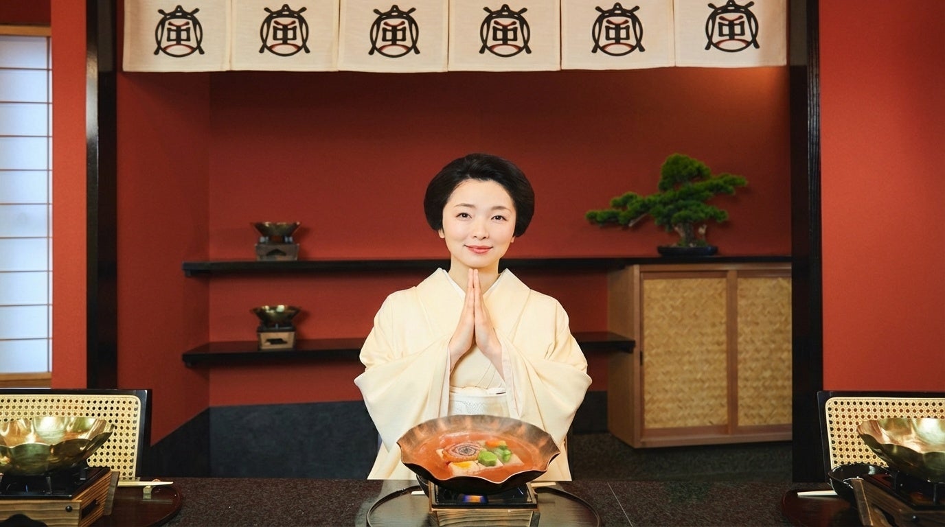 京都初。高タイパ！高コスパ！食す美容液「すっぽん湯豆腐」誕生。日本のお客様も納得できる嵐山ランチを日本料理３０年の料理長が考案。★Google口コミ4.7の人気店「嵐鼈樓」の新発想。JR嵯峨嵐山３分