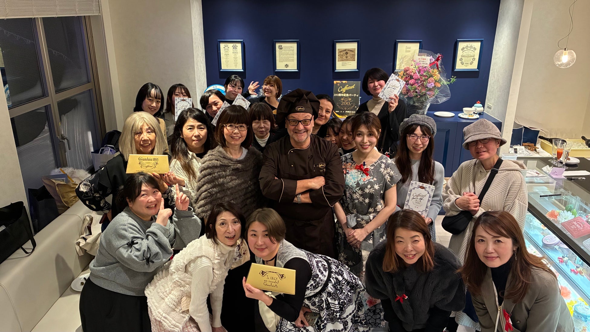 イタリア老舗チョコレートメーカー「カファレル」　　　　　　　　200周年アニバーサリーパーティを開催