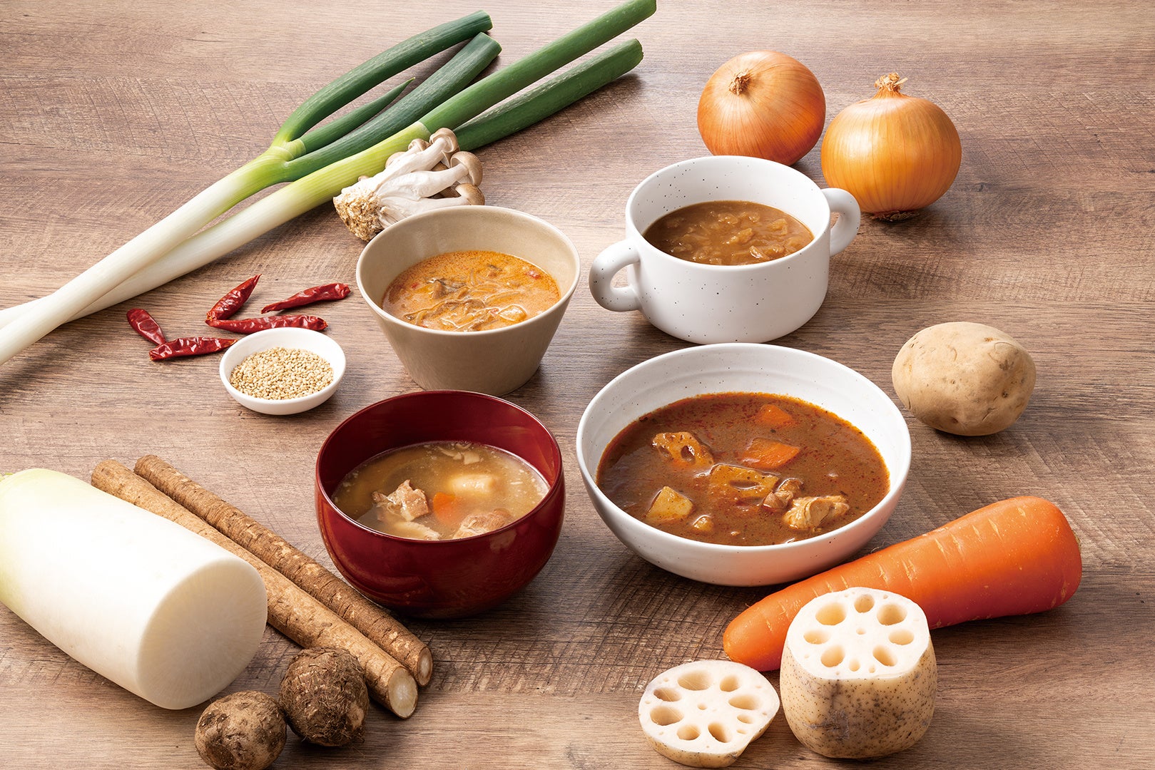 新宿中村屋の法人向けオフィス常設型の社食サービス「Office Stand By You」に和風と中華風スープが新たにラインアップ＜豚汁＞＜胡麻担々スープ＞～2026年2月　提供開始～