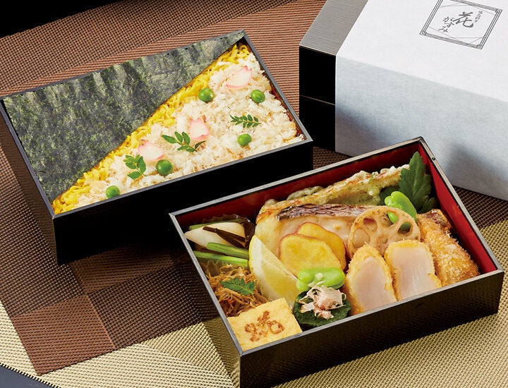 【明治記念館】３月１日より、懐石料亭「花がすみ」春の味わいを詰めた季節限定テイクアウト海苔弁当『春の幸』を提供開始