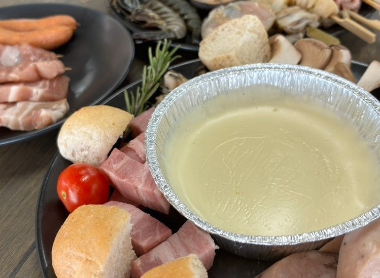 【ウッドデザインパーク野間】牡蠣小屋の食べ放題に“ミニチーズフォンデュ”が新登場　“海鮮×チーズ”が生み出す、新しい牡蠣小屋体験