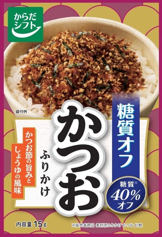 からだシフト「糖質コントロール」シリーズ（常温）から糖質オフ「ふりかけ」2品を発売！