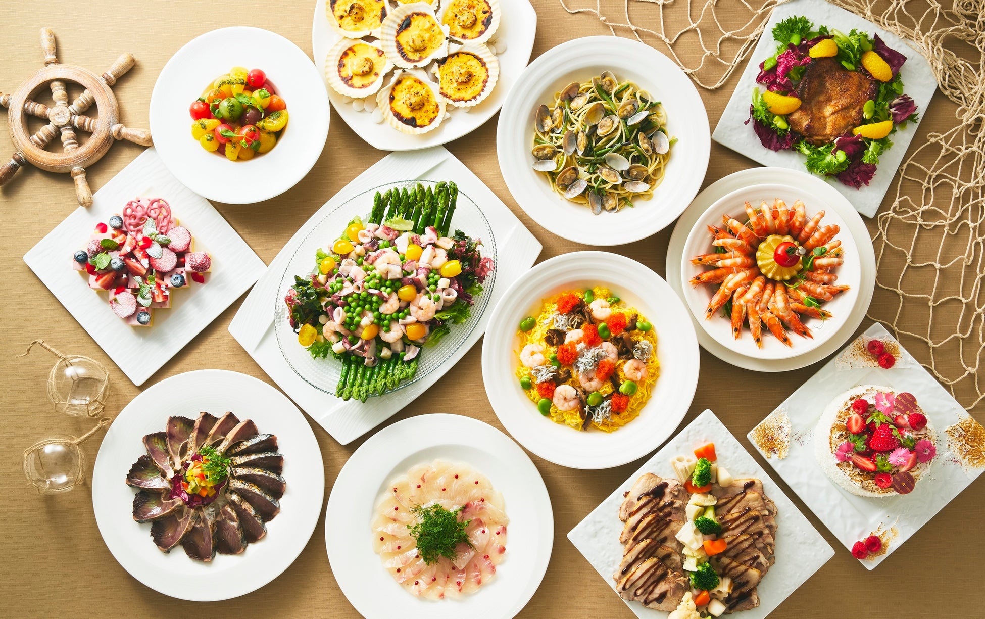 【ホテル日航大阪】ランチ＆ディナーブッフェ『春香るシーフードフェア』を3月1日（日）より開催