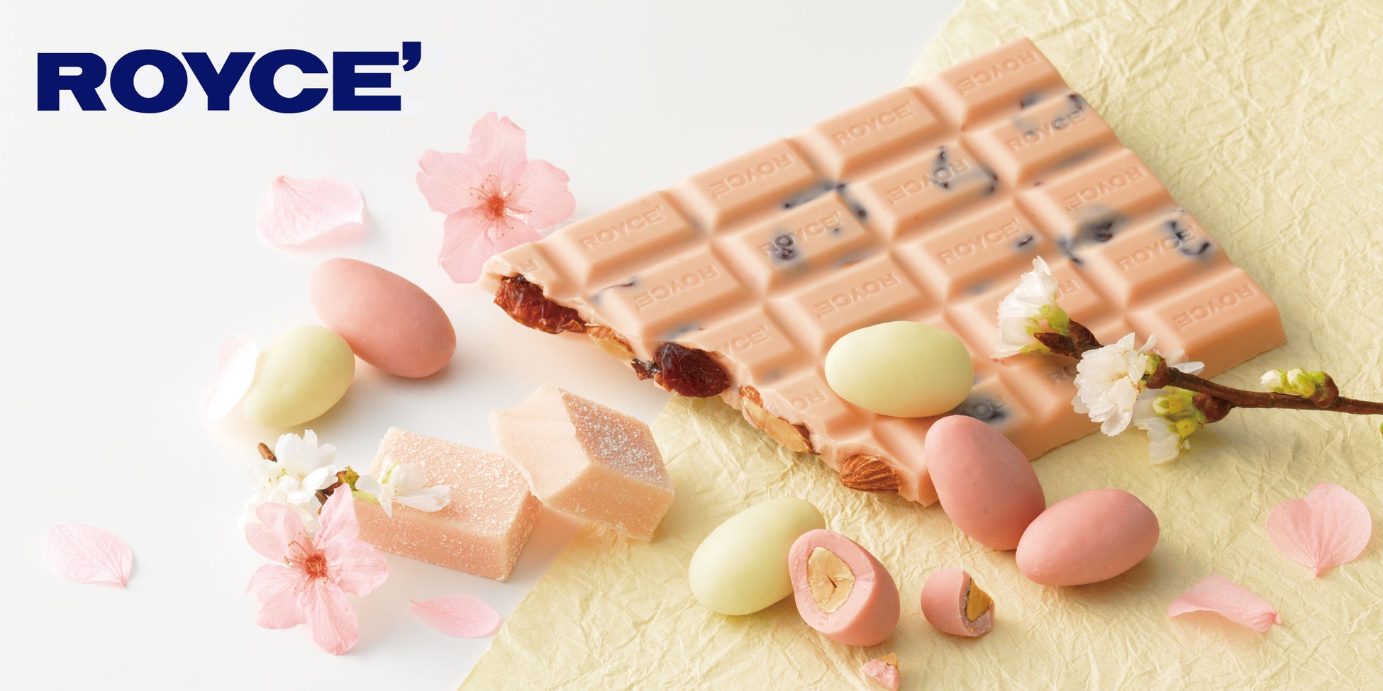 【ロイズ】春を先取り！淡いピンク色がきれいな桜スイーツを2月17日に期間・数量限定で発売。