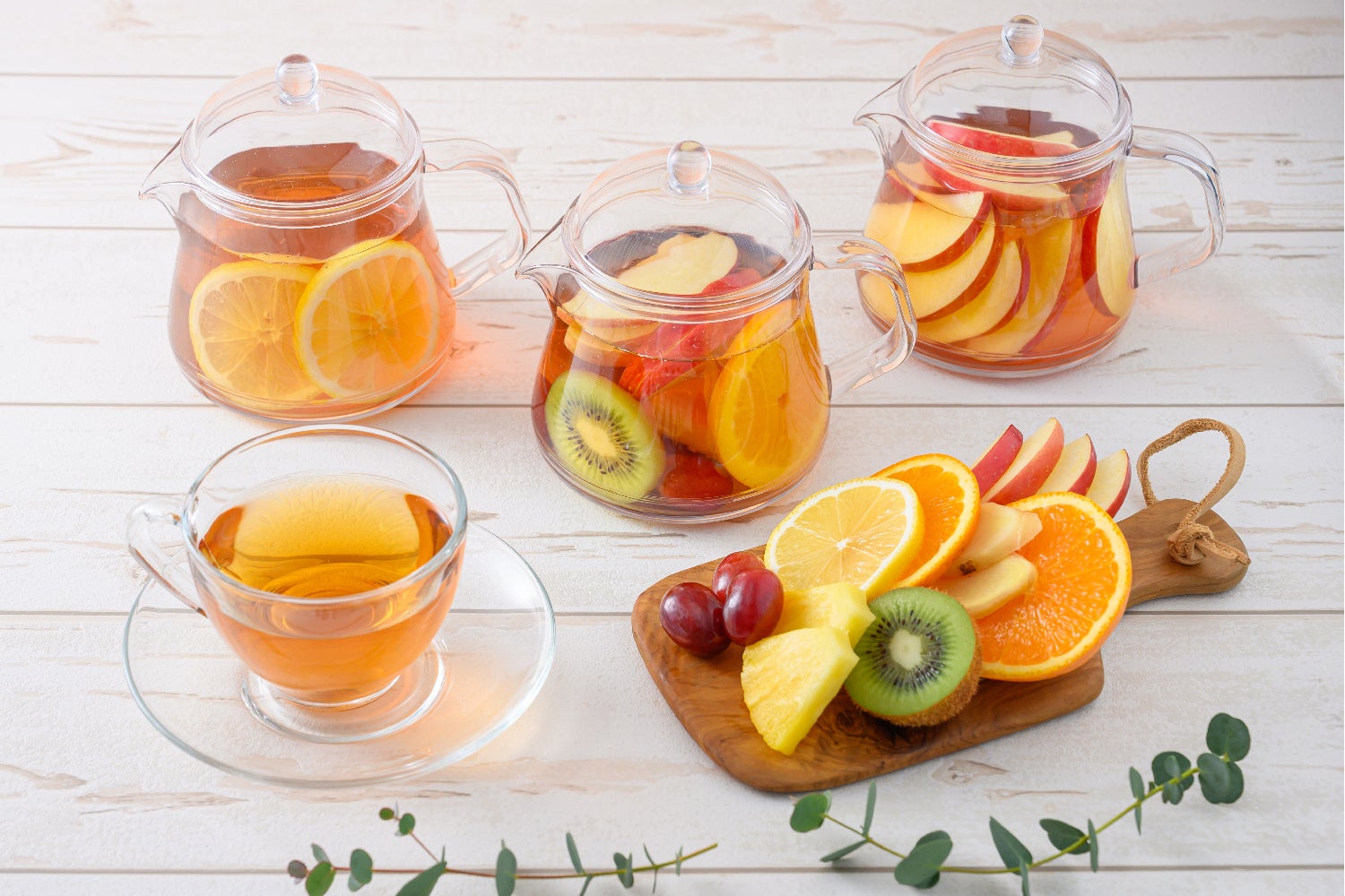 【ダッキーダック】彩り豊かな「果実のマリアージュティ」を新発売