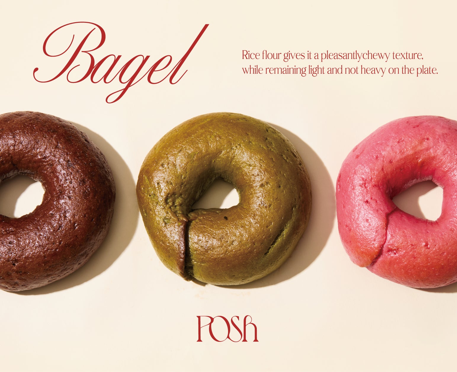 【RENEWAL OPEN & NEW PRODUCT LAUNCH】POSHが新商品の米粉ベーグルを発売開始。店内もリニューアルし再スタート。