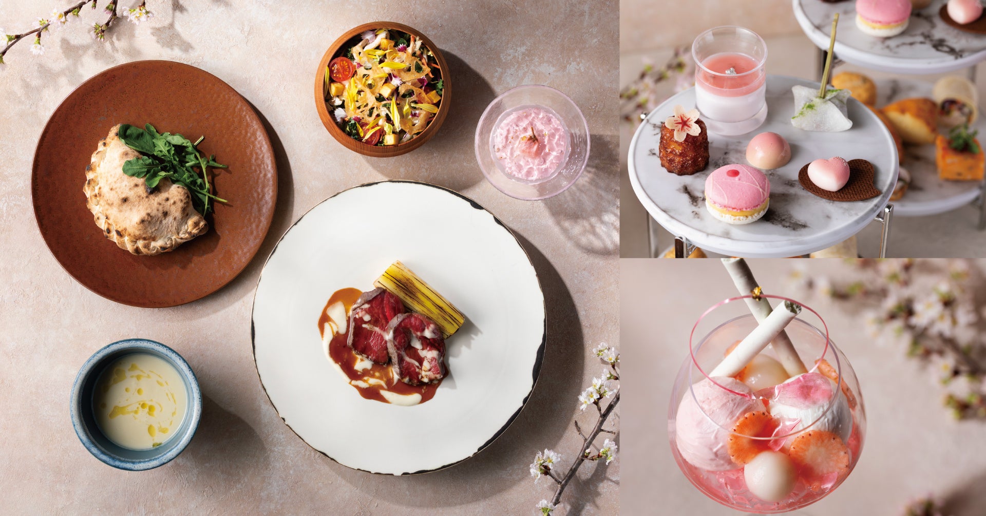 【2/20(金)予約開始】期間限定“桜メニュー”が登場！八芳園内レストラン「ALL DAY DINING FUDO」で春を満喫