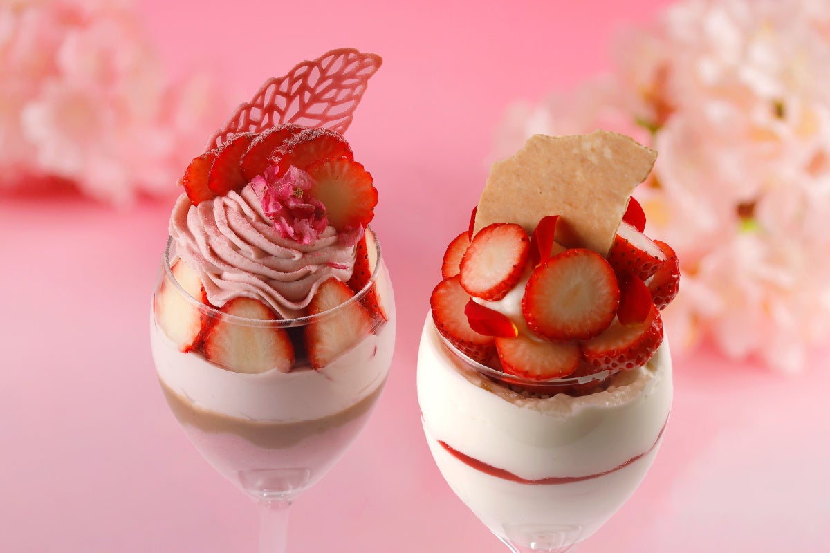 【京都 春スイーツ】1930年創業の紅茶専門店 Sir Thomas LIPTON が提案する、さくら×苺×紅茶のマリアージュ『春の苺フェア』を3月1日(日)からスタート。