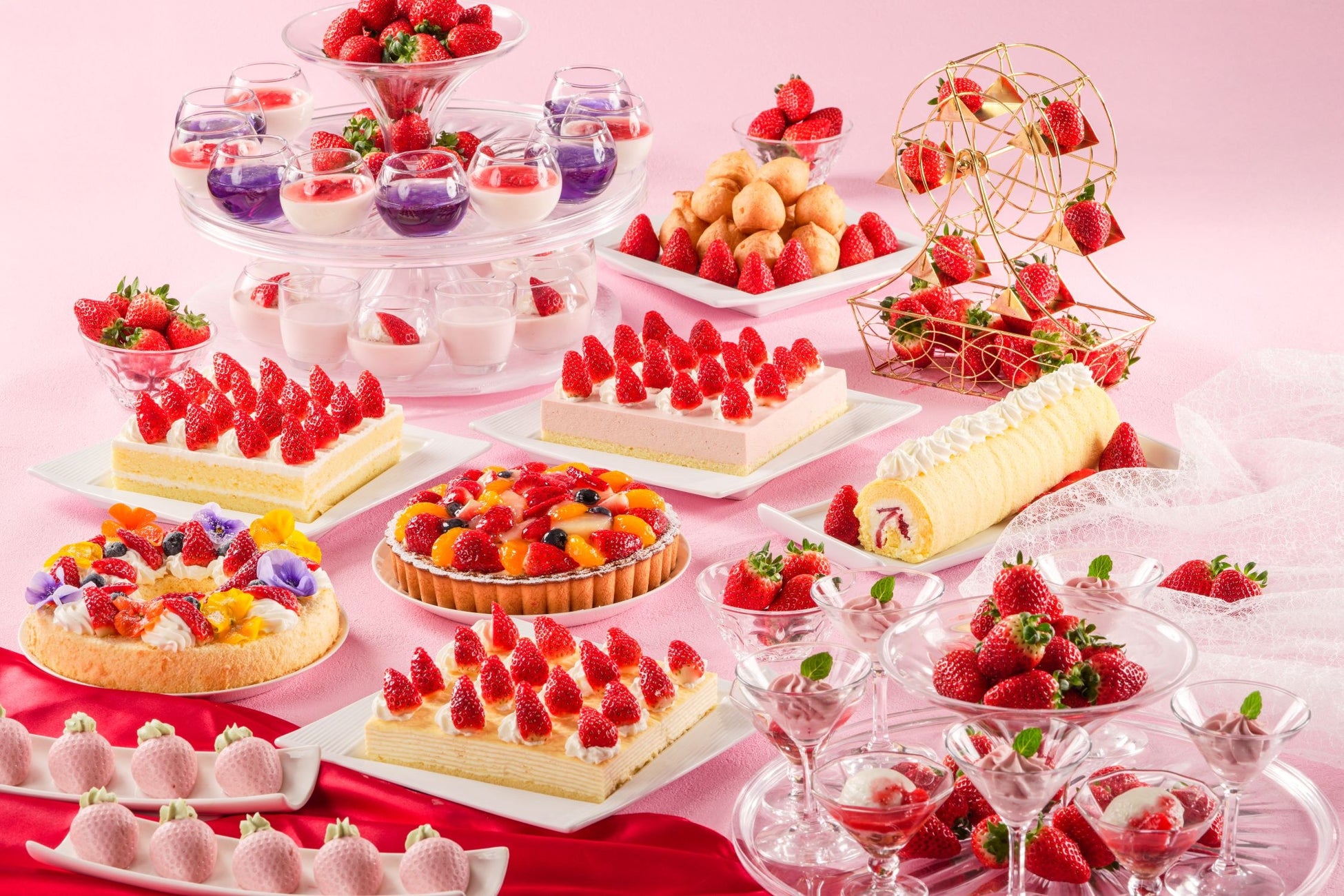 松江のホテルで4日間限定の「いちごづくしのスイーツフェア」開催。“出来たて”ブリュレフレンチトーストや話題のグリークヨーグルトで贅沢ないちご体験！