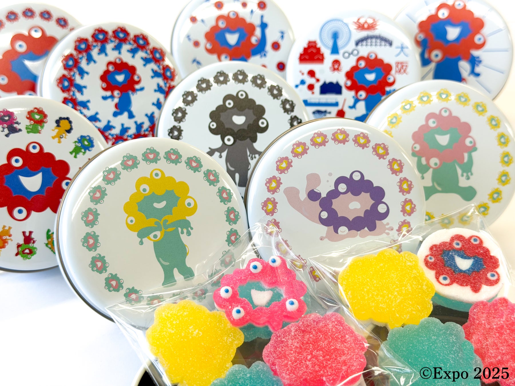 ミャクミャクゼリー缶にパステルカラー3柄追加！ミャクミャクと受け継がれてきた伝統の技がお菓子に！！