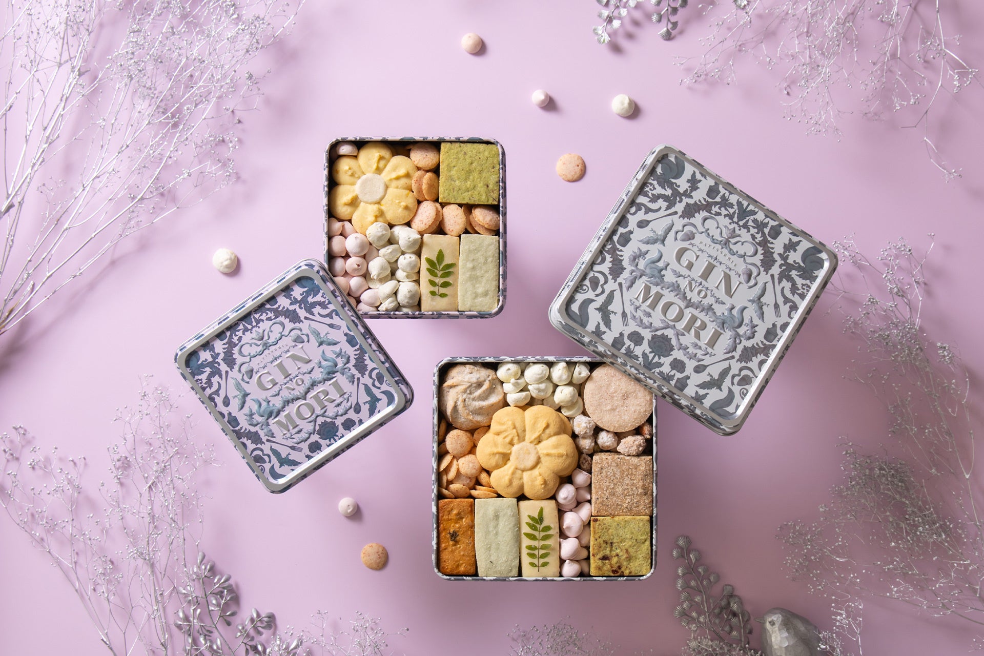 【パティスリー GIN NO MORI】春らしい華やかなクッキー缶「プティボワ Spring」｜春季限定缶にミニサイズが新登場。