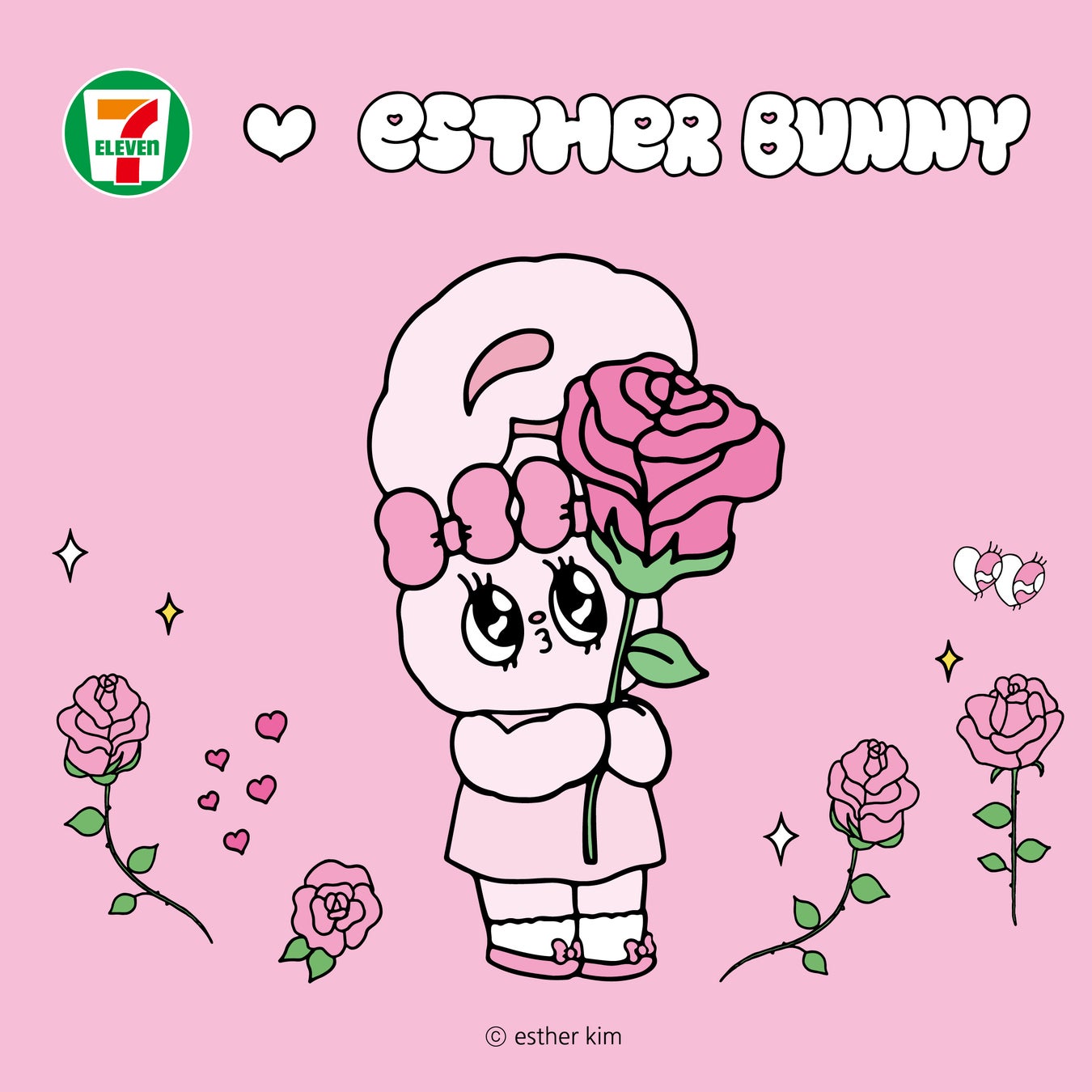 「エスターバニー」とセブン‐イレブンのコラボ開催！コラボスイーツなど計8品に加えお菓子やシール、シールバインダーも新登場！