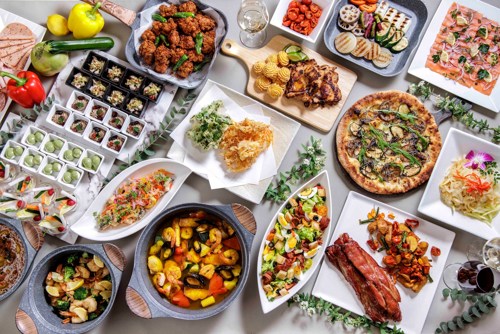 【ウェスティンホテル東京】世界の本格料理を堪能する「Innovation Buffet 」に“東京の春”が息づく「Spring Harvest Festival」を期間限定で提供開始