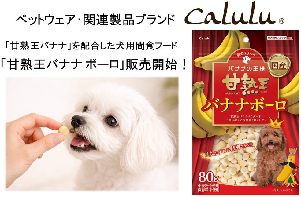 新商品「甘熟王バナナ ボーロ」３月２日より販売開始！