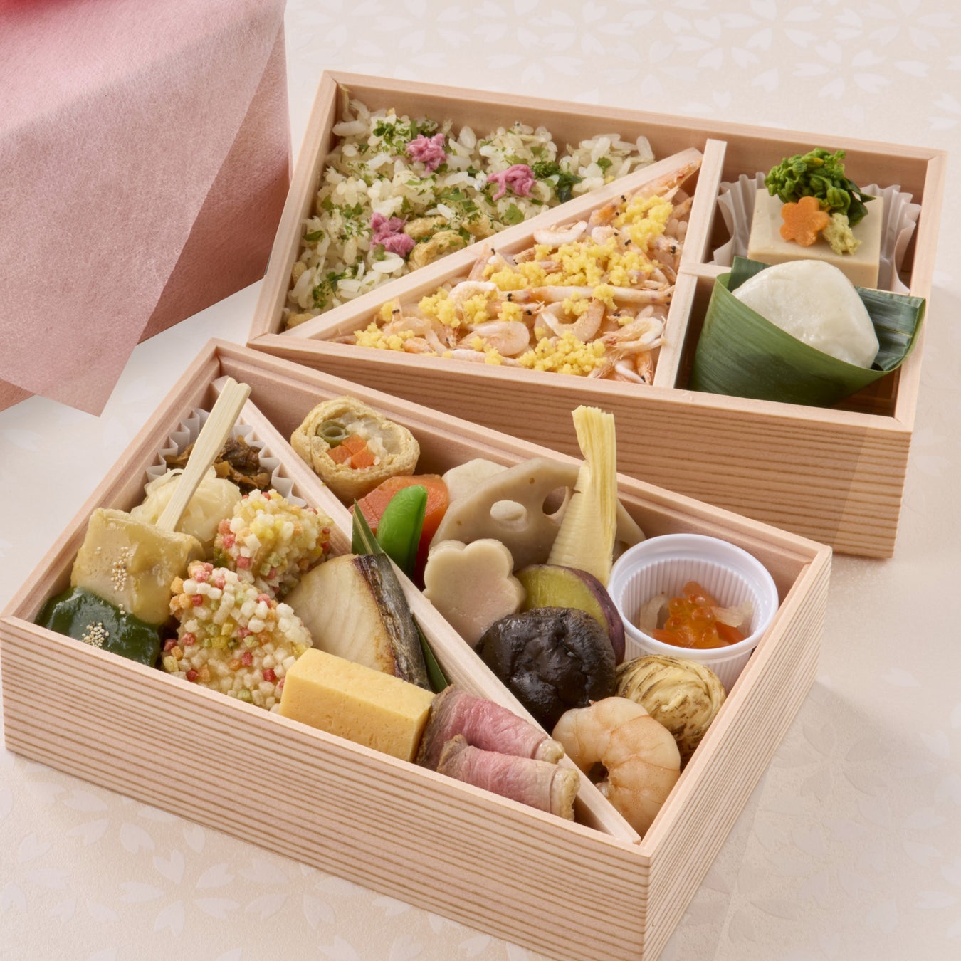 春を彩る 梅の花の「花見弁当」を３月１日より期間限定で発売開始。心躍るお花見タイムを演出。