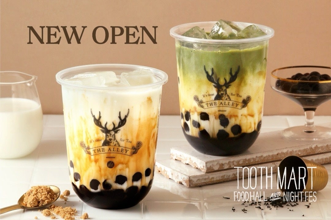 人気ティーブランド「THE ALLEY（ジアレイ）」が神戸最大級のフードホール「TOOTH MART」にて2026年3月3日（火）より期間限定でオープンいたします！
