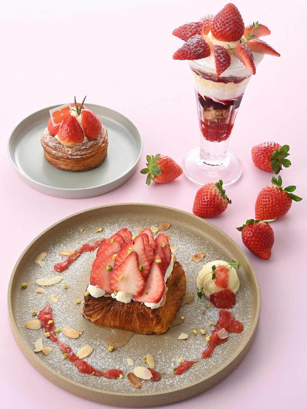 【あべのハルカス近鉄本店】「しあわせの国」デンマークをお手本にしたカフェ＆ショップ「KAFFE OTTE（カフェ オッテ）」春の訪れを感じる「いちごメニュー」が３月４日（水）より期間限定でスタート！