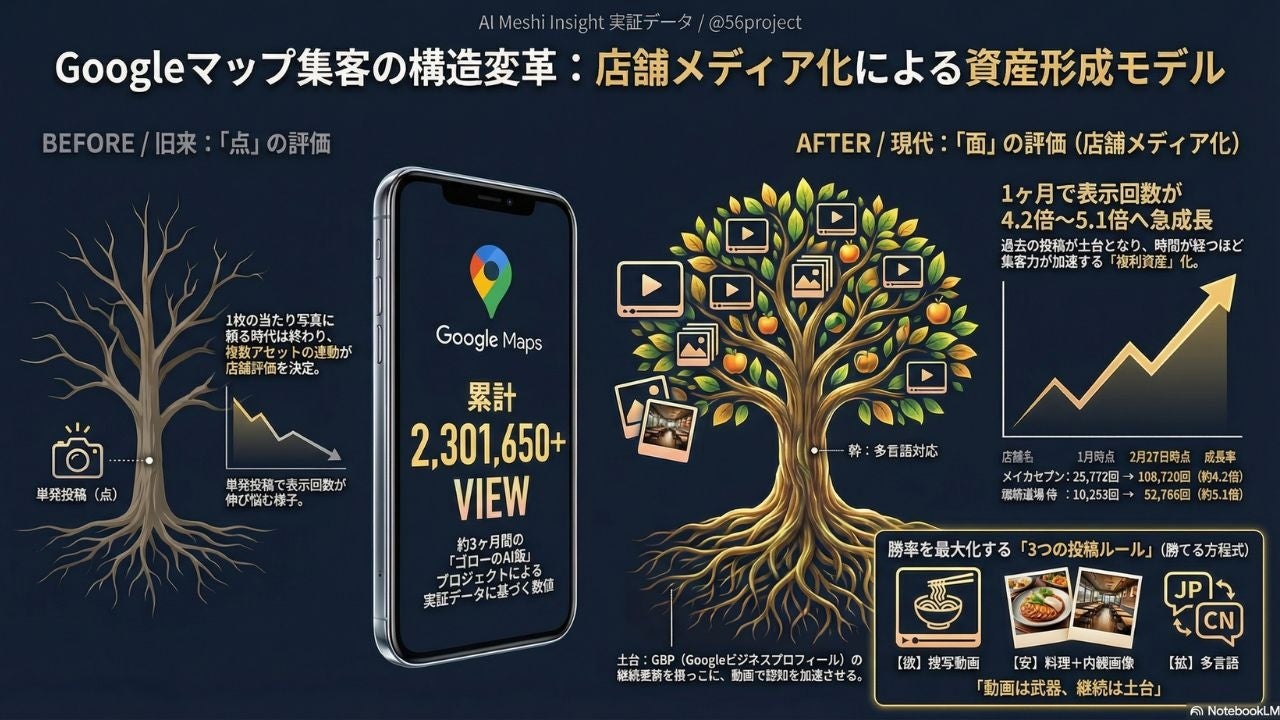 合同会社56project、日本唯一の動画MEO専門サービス「V-MEO」を飲食店向けに東京23区で提供開始