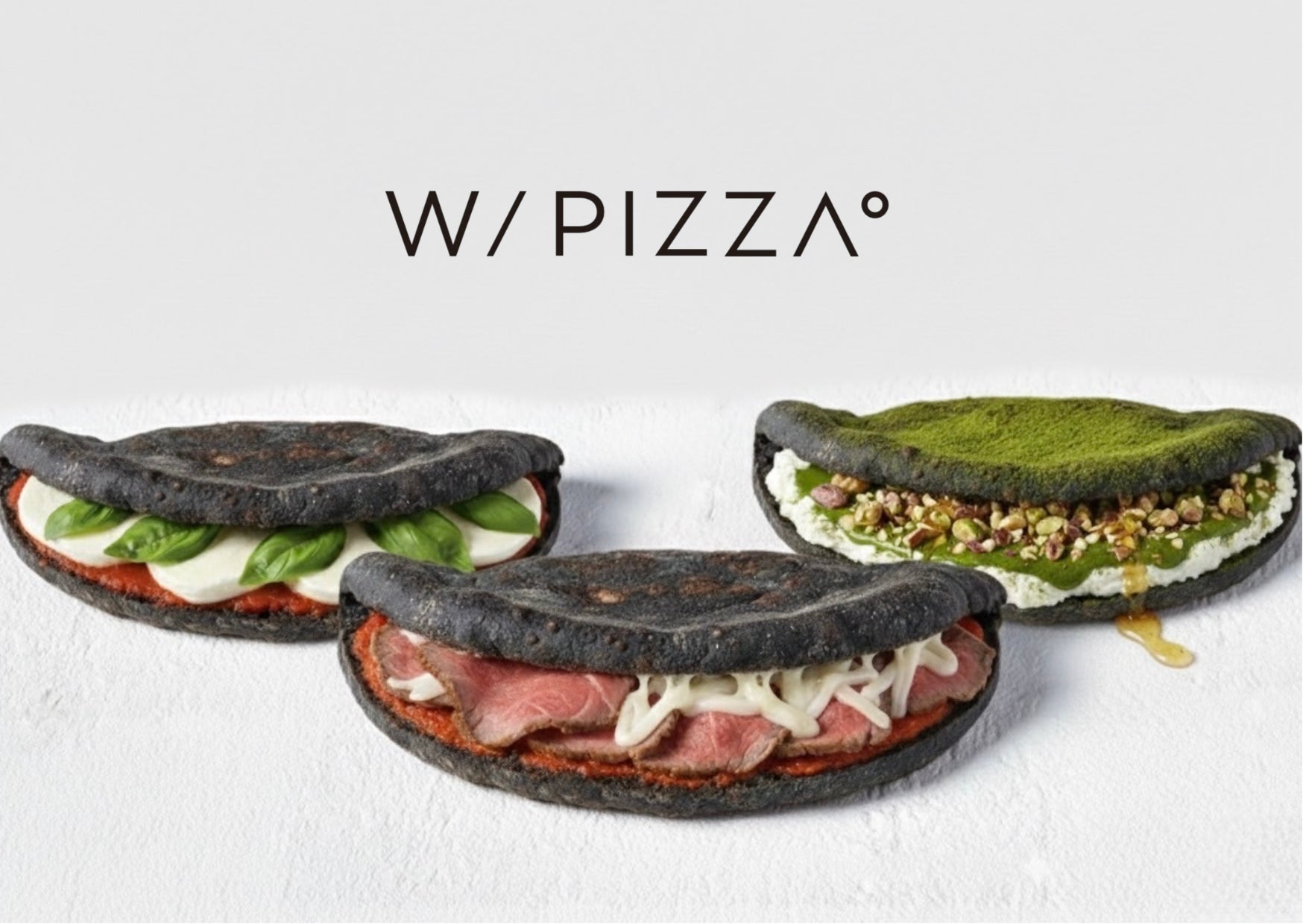 ワンハンドで食べる新しいピザ体験「W / PIZZA°」