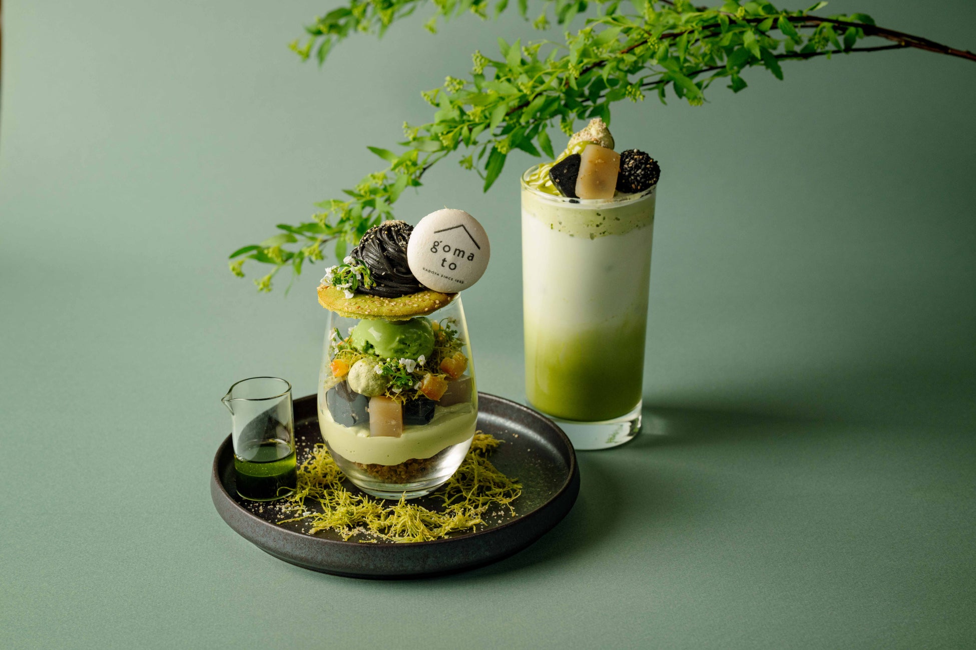 ごま専門café & izakaya『goma to』からごまと抹茶が織りなす季節限定スイーツ＆ドリンクが登場