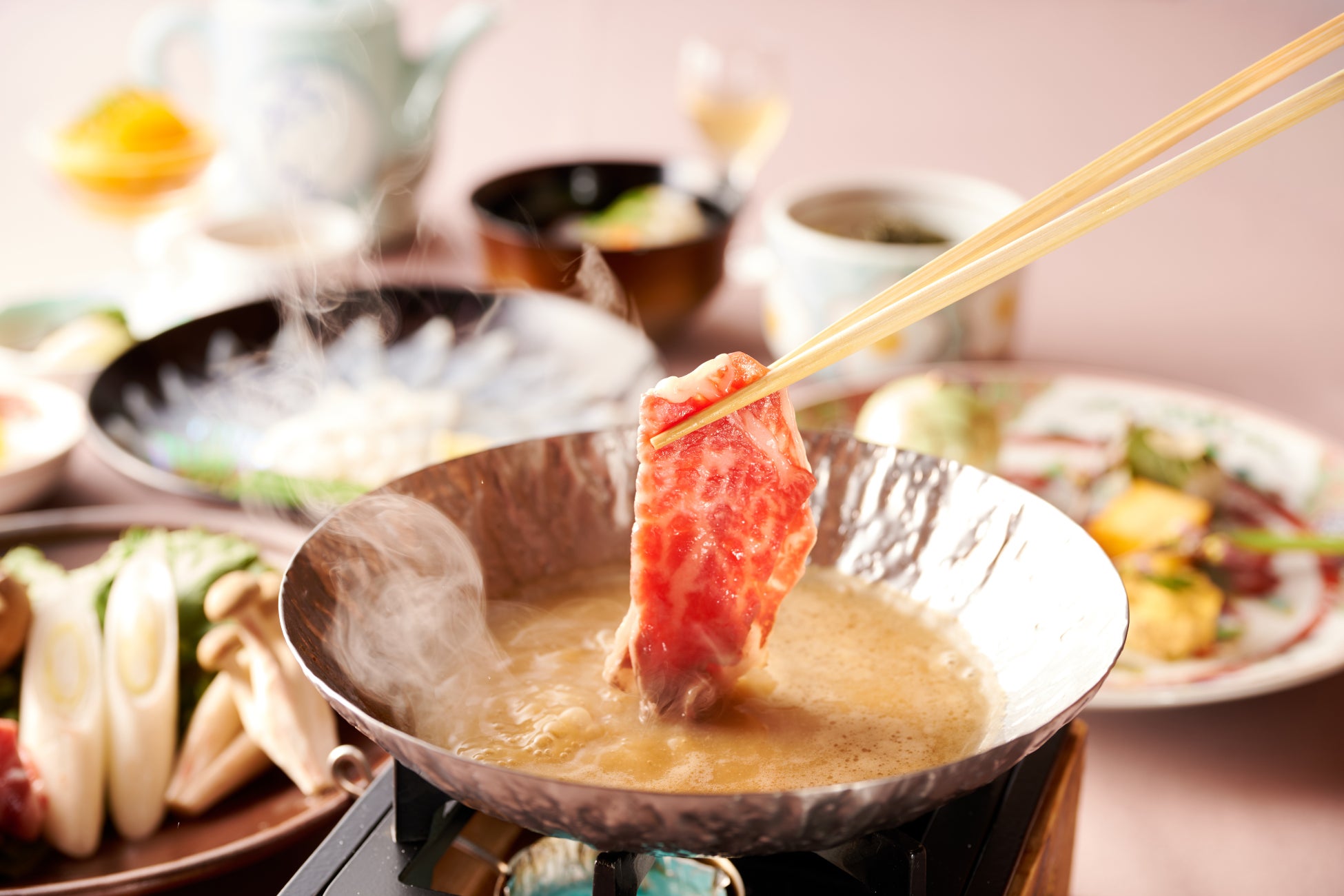 【下関春帆楼阿倍野店】春爛漫‐春野菜と黒毛和牛会席-