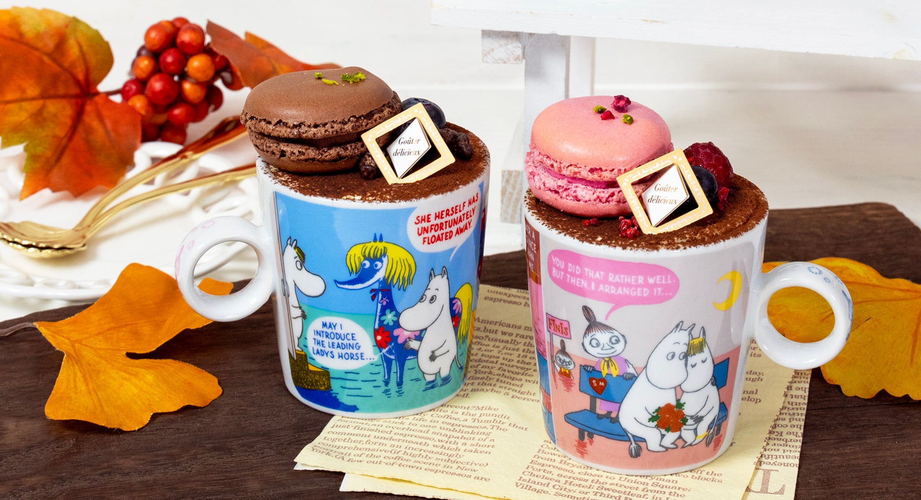 ＜PAO TOKO＞ムーミン原作コミックス柄の「2026年夏秋スイーツ用陶器」3タイプと「スイーツ用保冷バッグ」2種をBtoB向け新発売