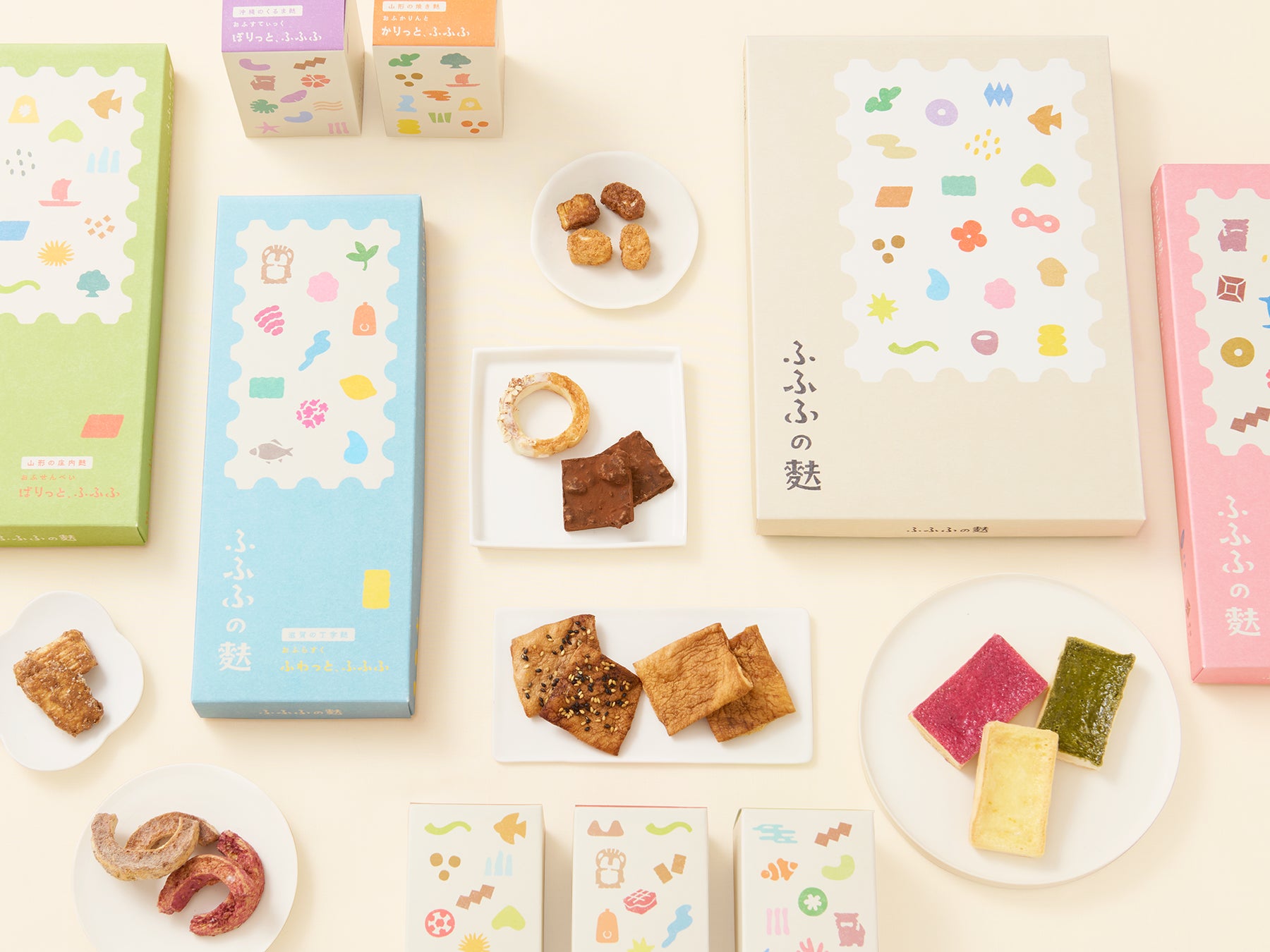 新食感で新感覚！？「お麩のお菓子の新ギフトブランド」ふれて、想って、味わって。こころがほころぶ 「ふふふの麩」が3月17日オープン