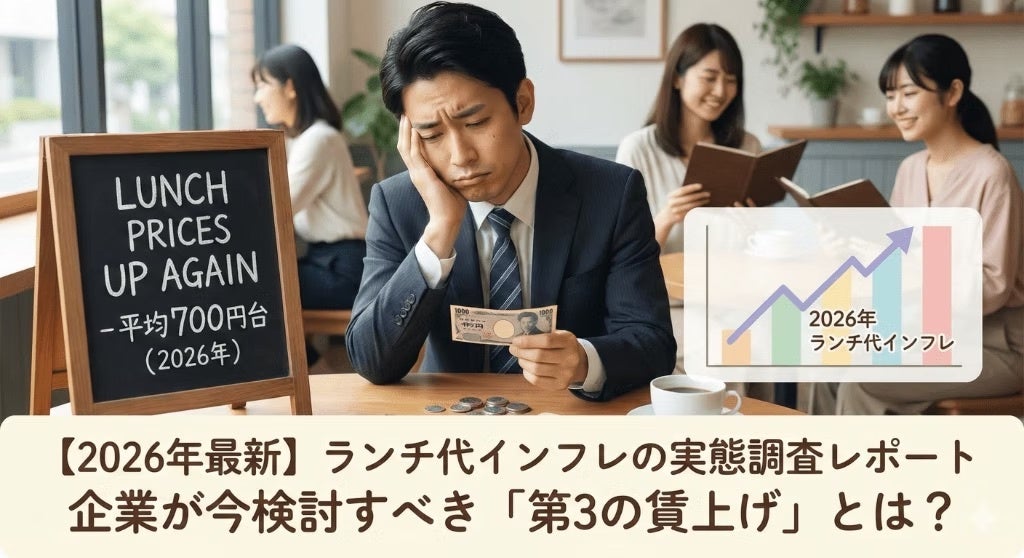 【ランチ代高騰で「欠食」も】平均700円超えの物価高から従業員を守る「第三の賃上げ」と最新社食トレンドに関するレポートを公開