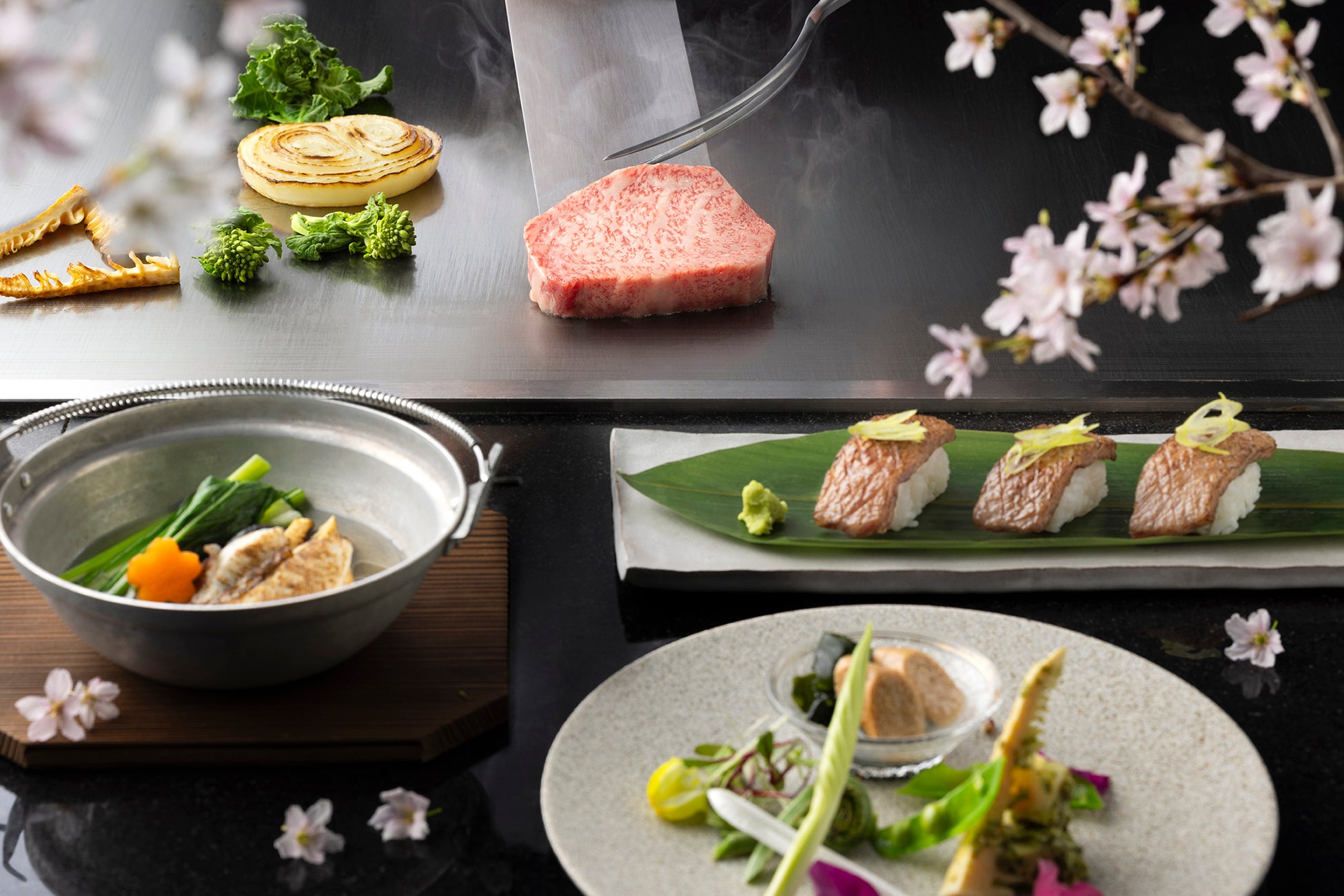 【コートヤード・バイ・マリオット 新大阪ステーション】桜鯛や桜えび、桜飯など桜をキーワードにした素材で楽しむ春限定「SAKURA(サクラ)」コースを発売