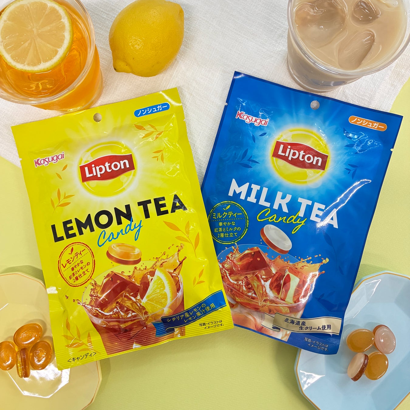 「リプトン」監修、2層が織りなす紅茶体験。本格的なティーキャンディ発売！